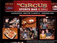 Tablet Screenshot of circussportsbar.com